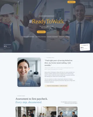 Immigrant & Refugee Support Professional Website Template