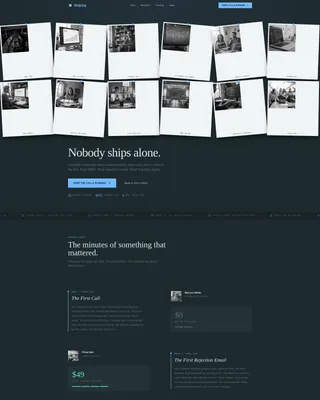 Indie Hacker Accountability Group Landing Page