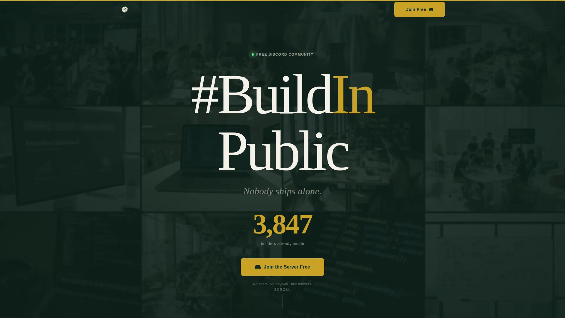 Indie Hackers Community Reviews Website Template