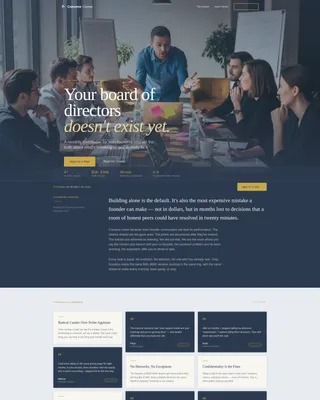 Premium Hackers Landing Page Template