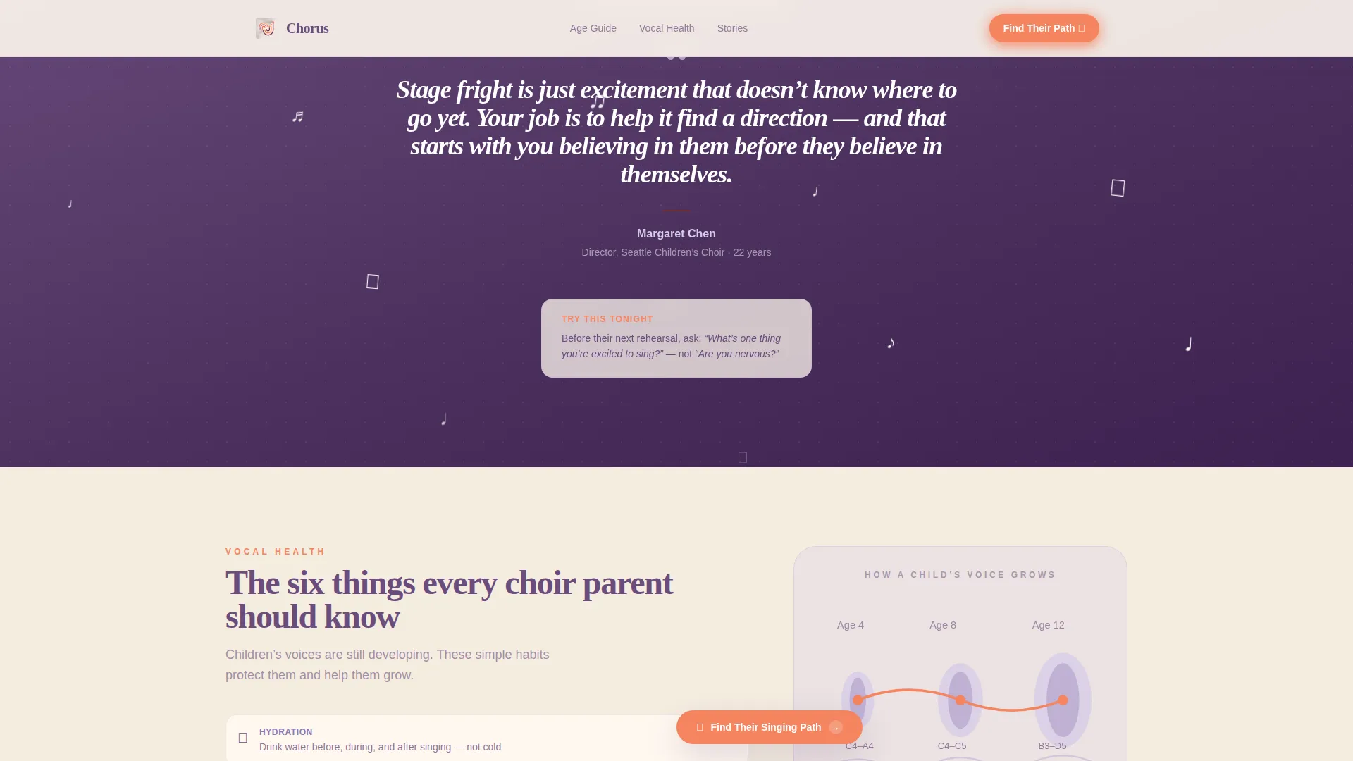 Kids Singing & Choir Professional Website Template