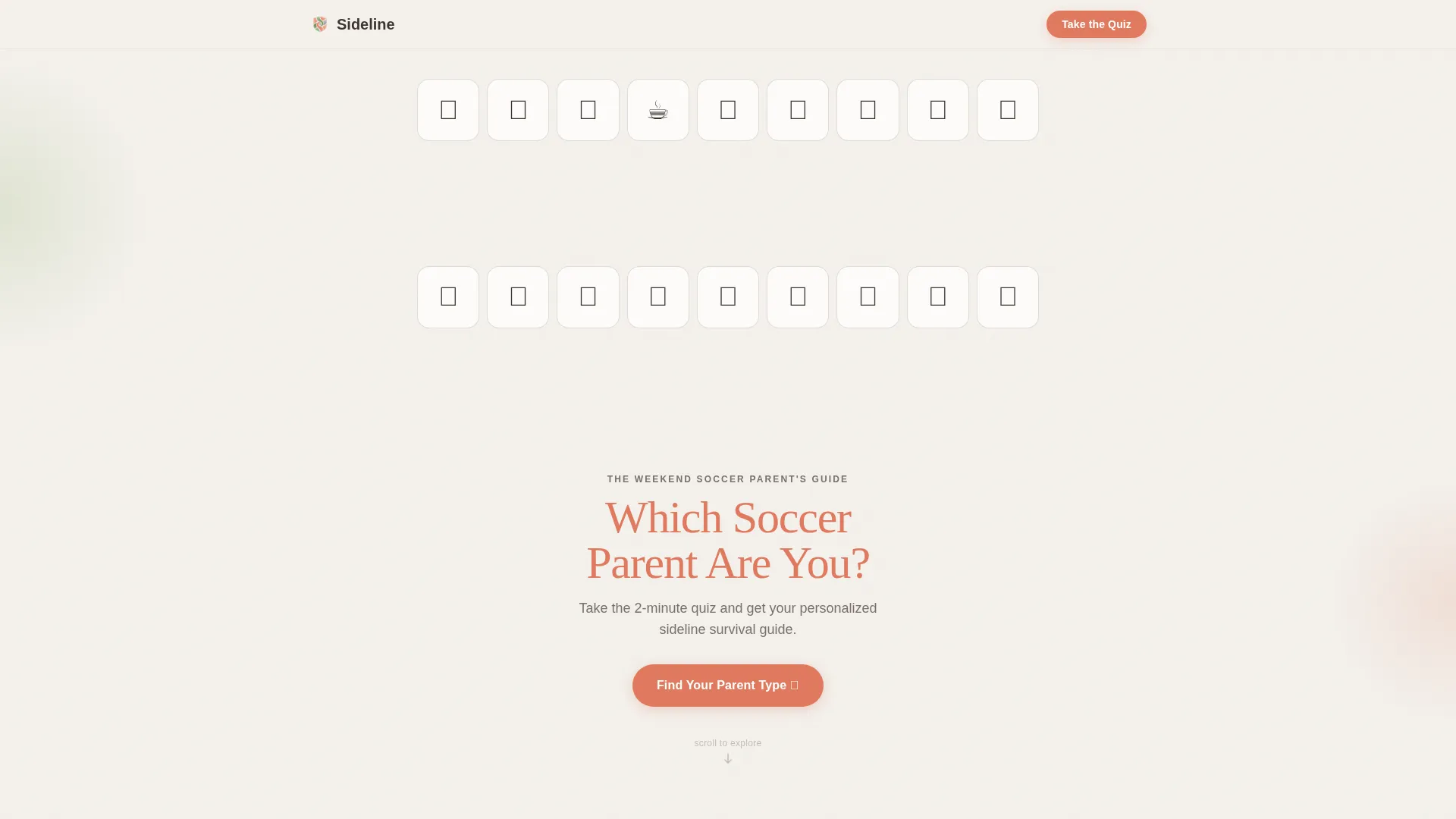 Kids Soccer Parent Resource Guide Landing Page