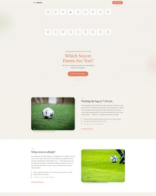 Kids Soccer Parent Resource Guide Landing Page