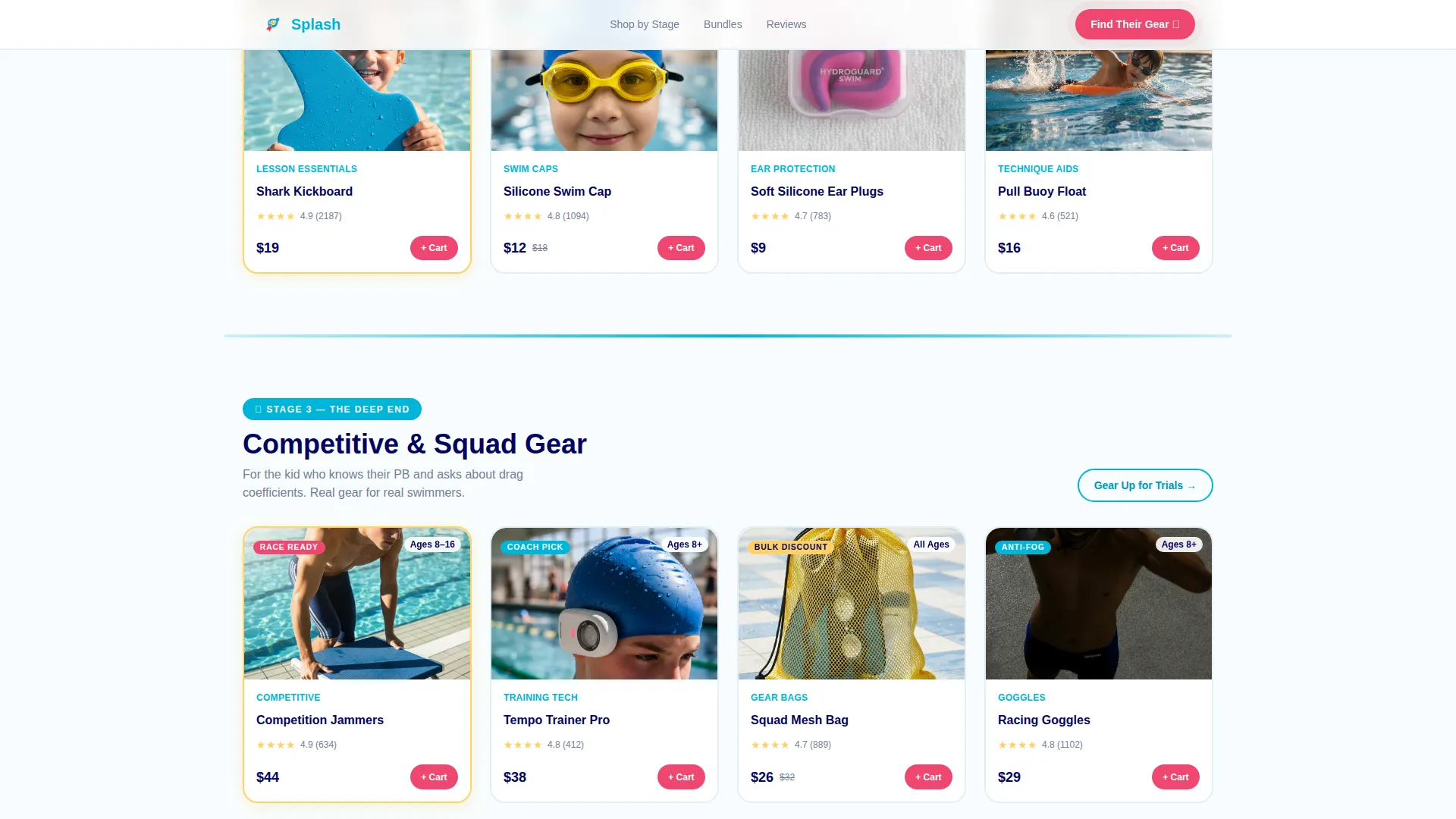Kids Swimming Advanced Professional Website Template