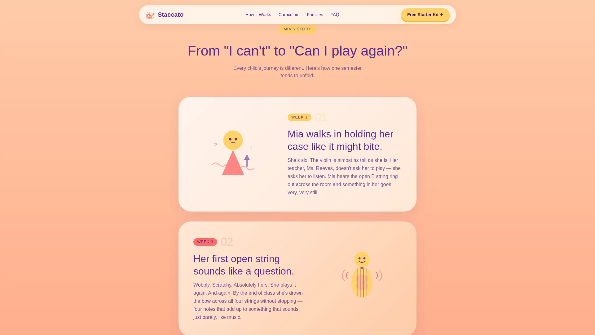Kids Violin Professional Website Template