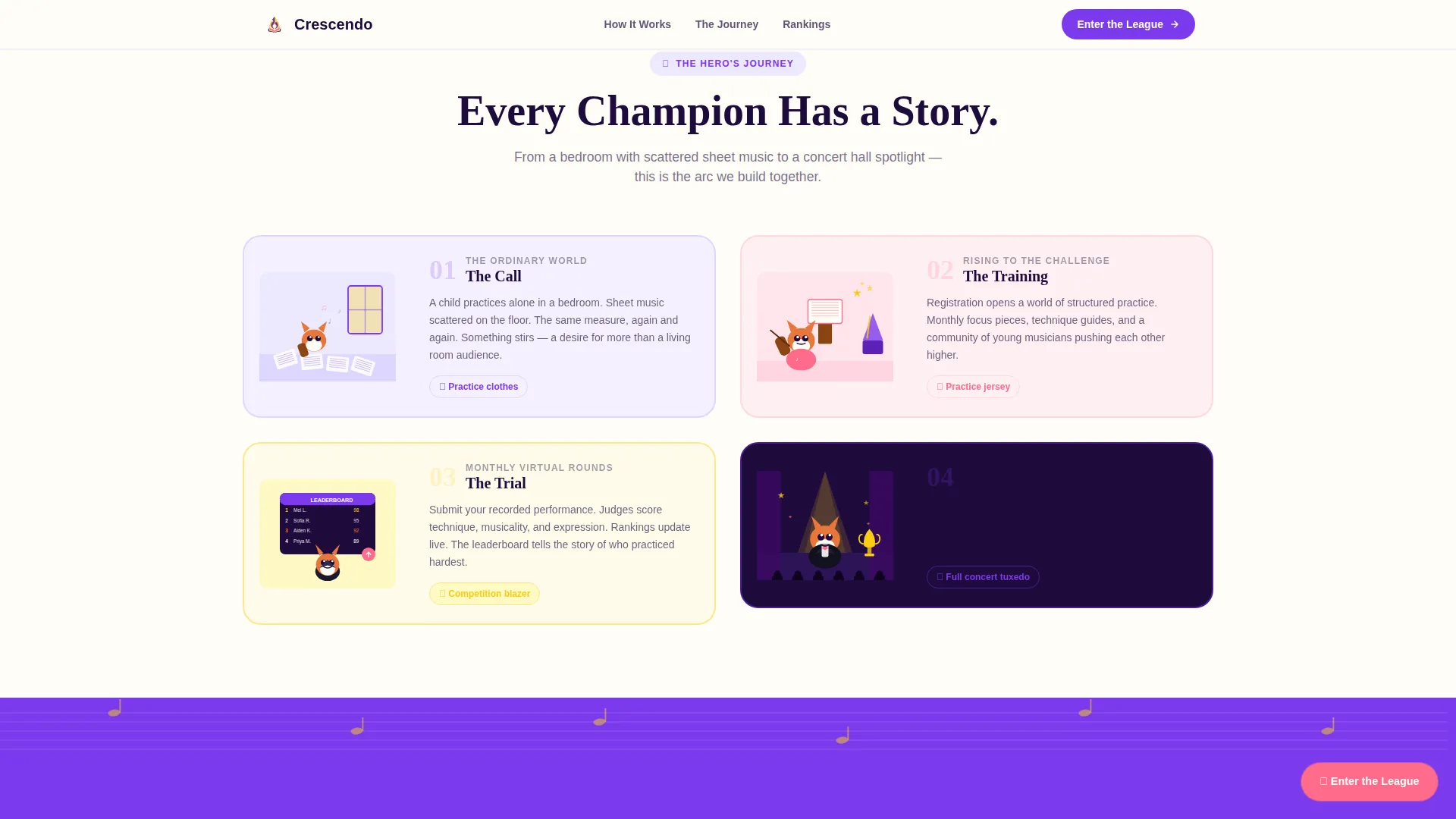 Kids Violin Specialist Professional Website Template