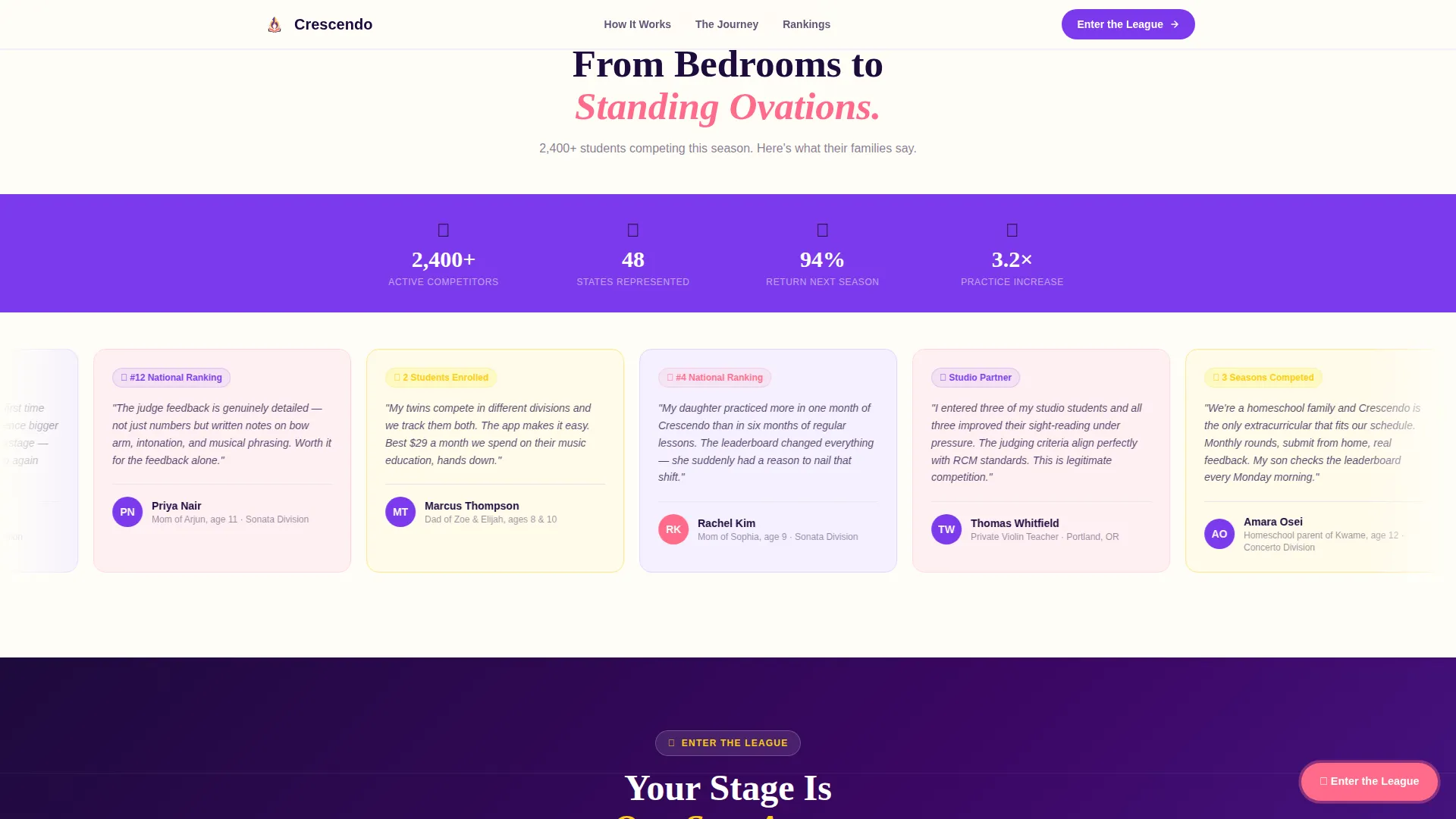 Kids Violin Specialist Professional Website Template