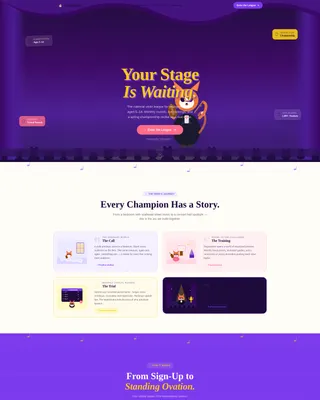 Kids Violin Specialist Professional Website Template