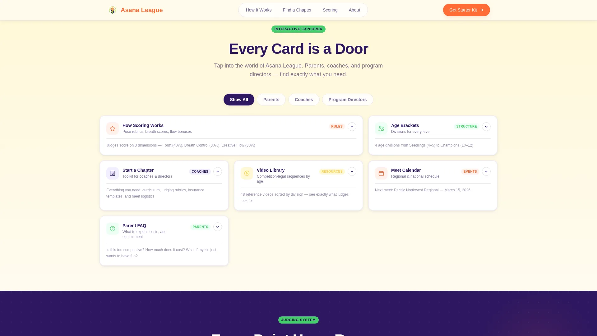 Kids Yoga for Kids Professional Website Template