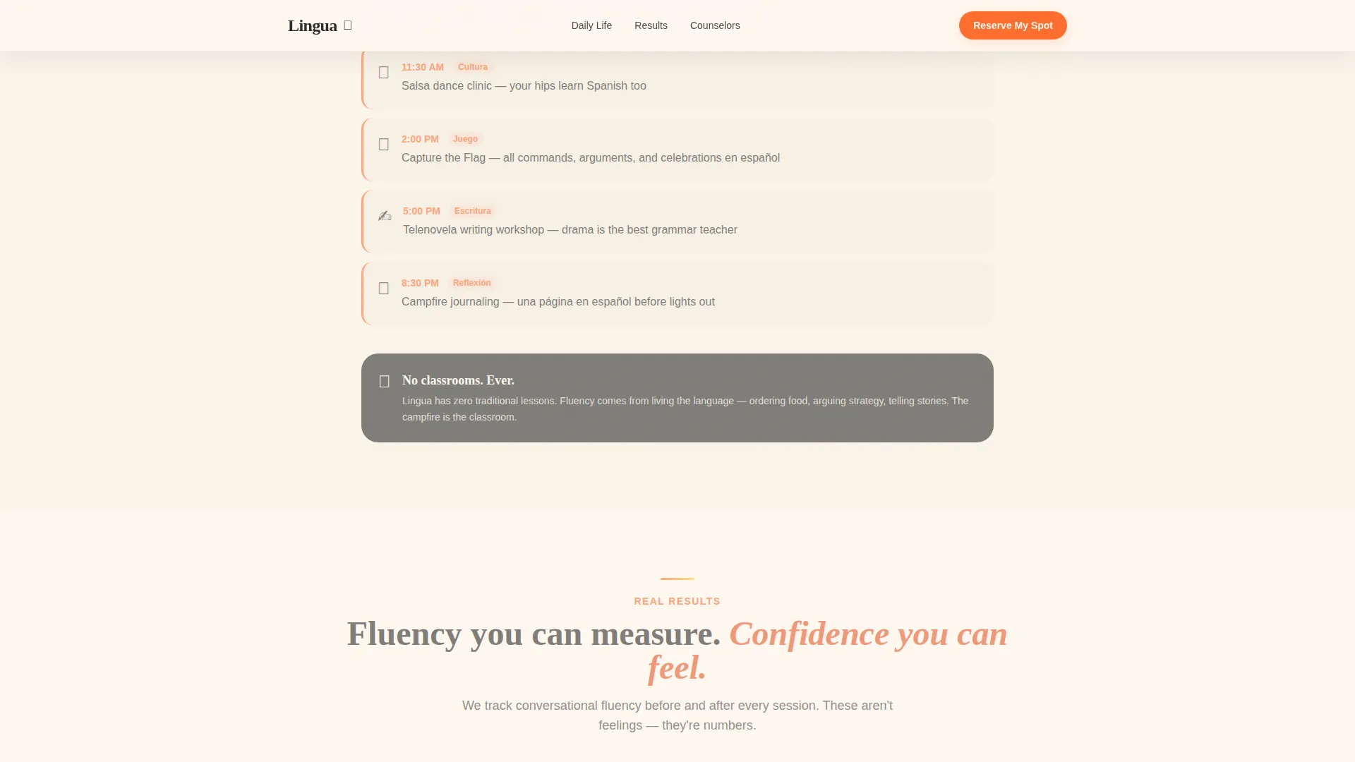 Summer Camp & Outdoor Program Professional Website Template