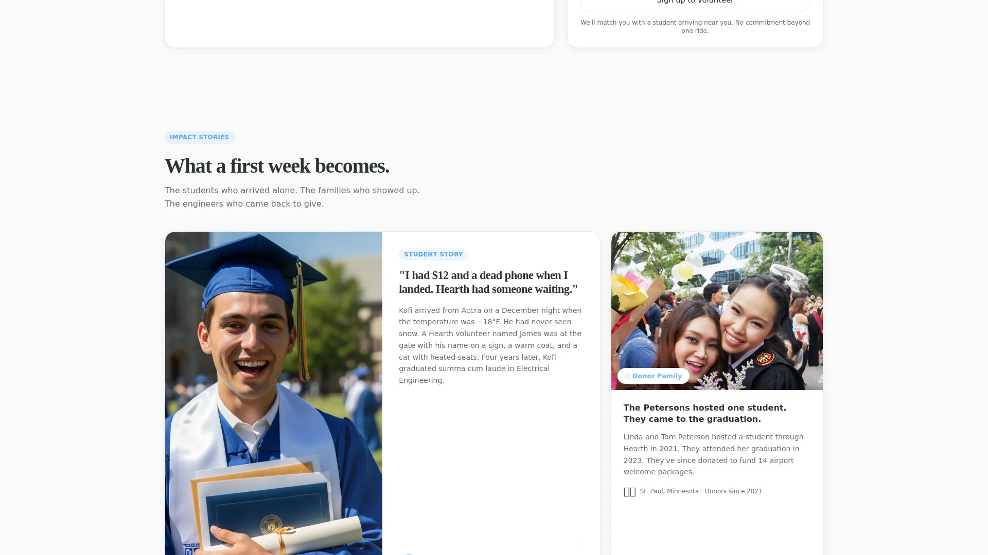 Immigrant & Refugee Support Reviews & Social Proof Website Template