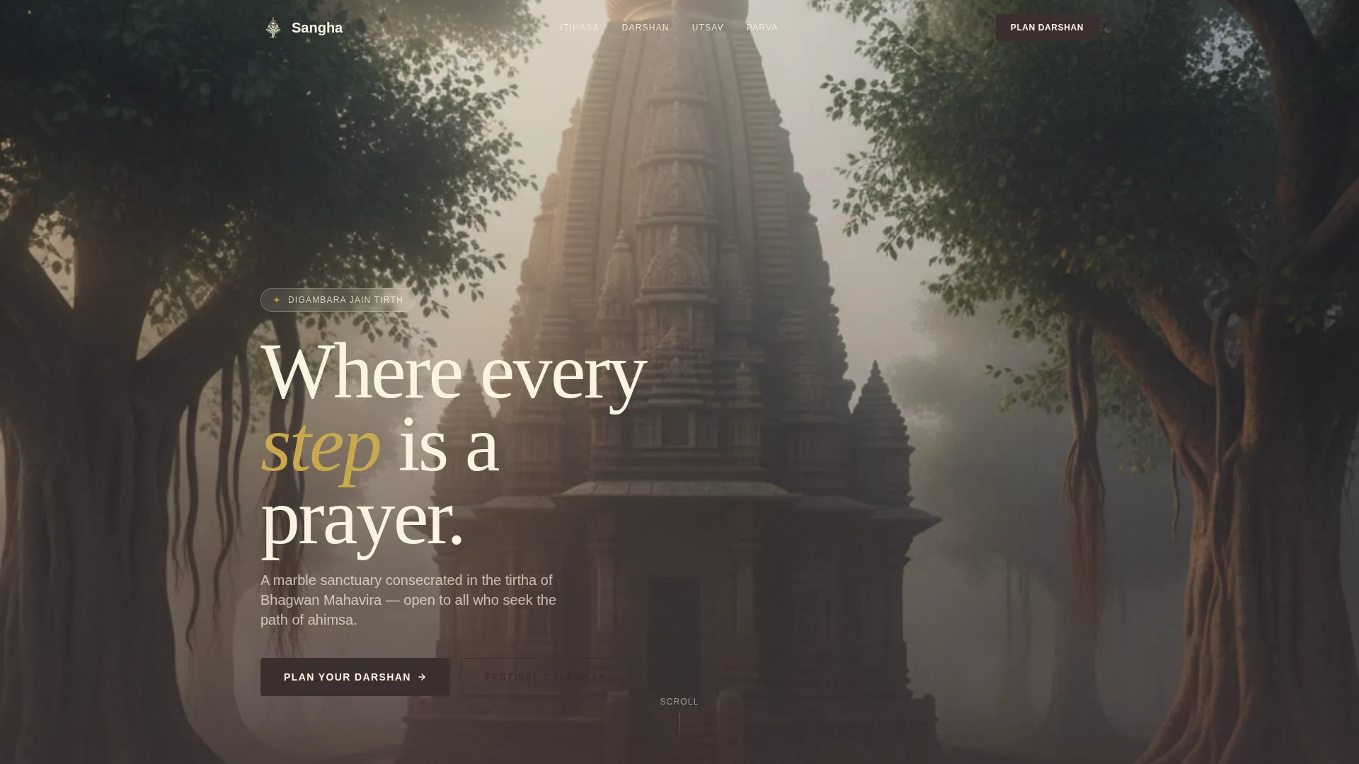 Specialist Temple & Hindu Organization Appointment Booking Website Template
