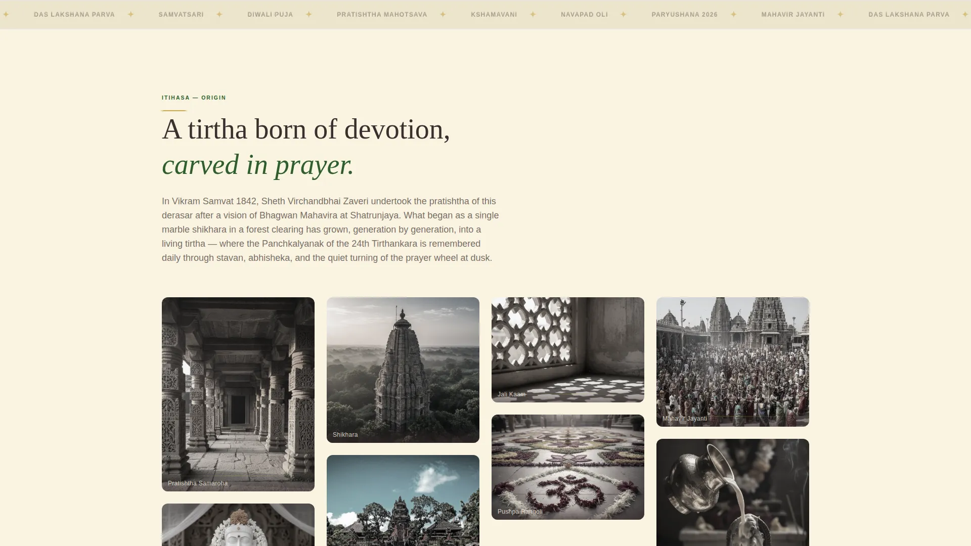 Specialist Temple & Hindu Organization Appointment Booking Website Template