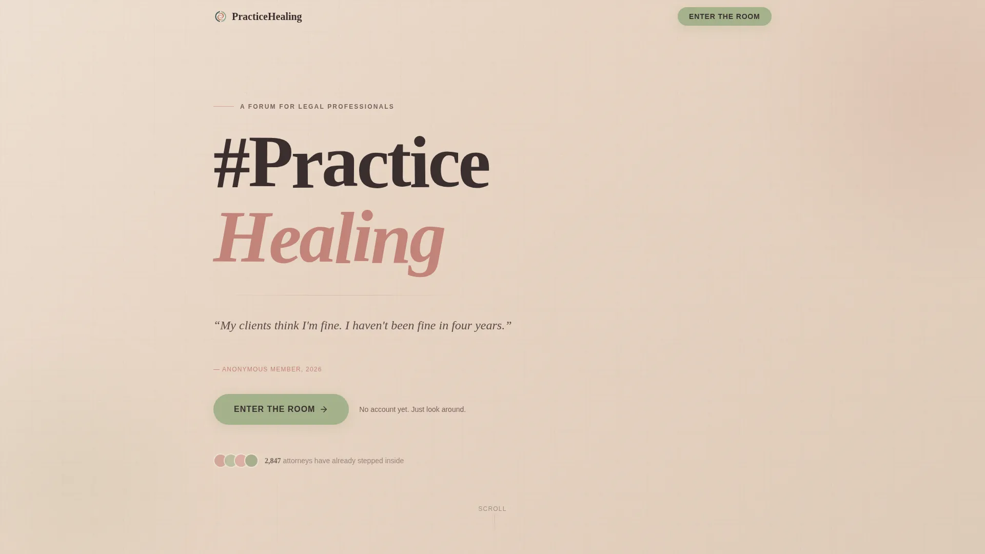 Lawyers Forum Landing Page Template