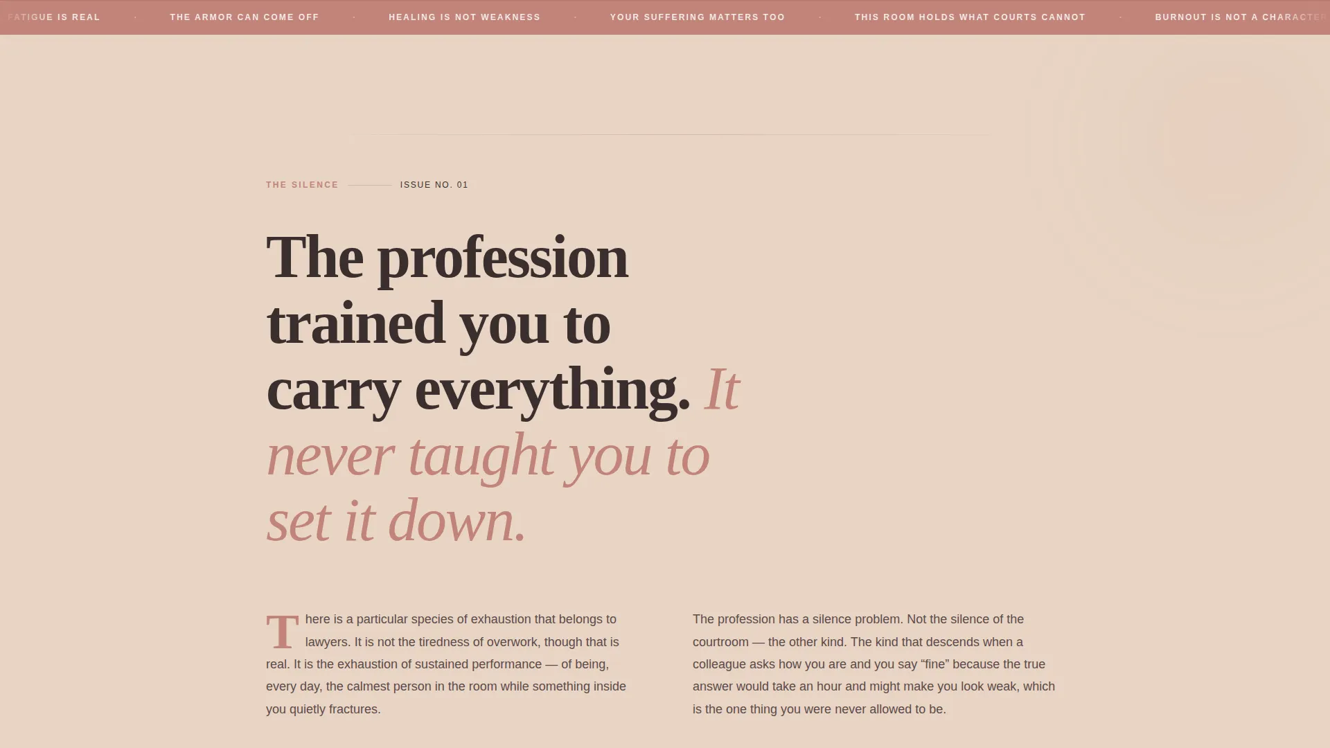 Lawyers Forum Landing Page Template