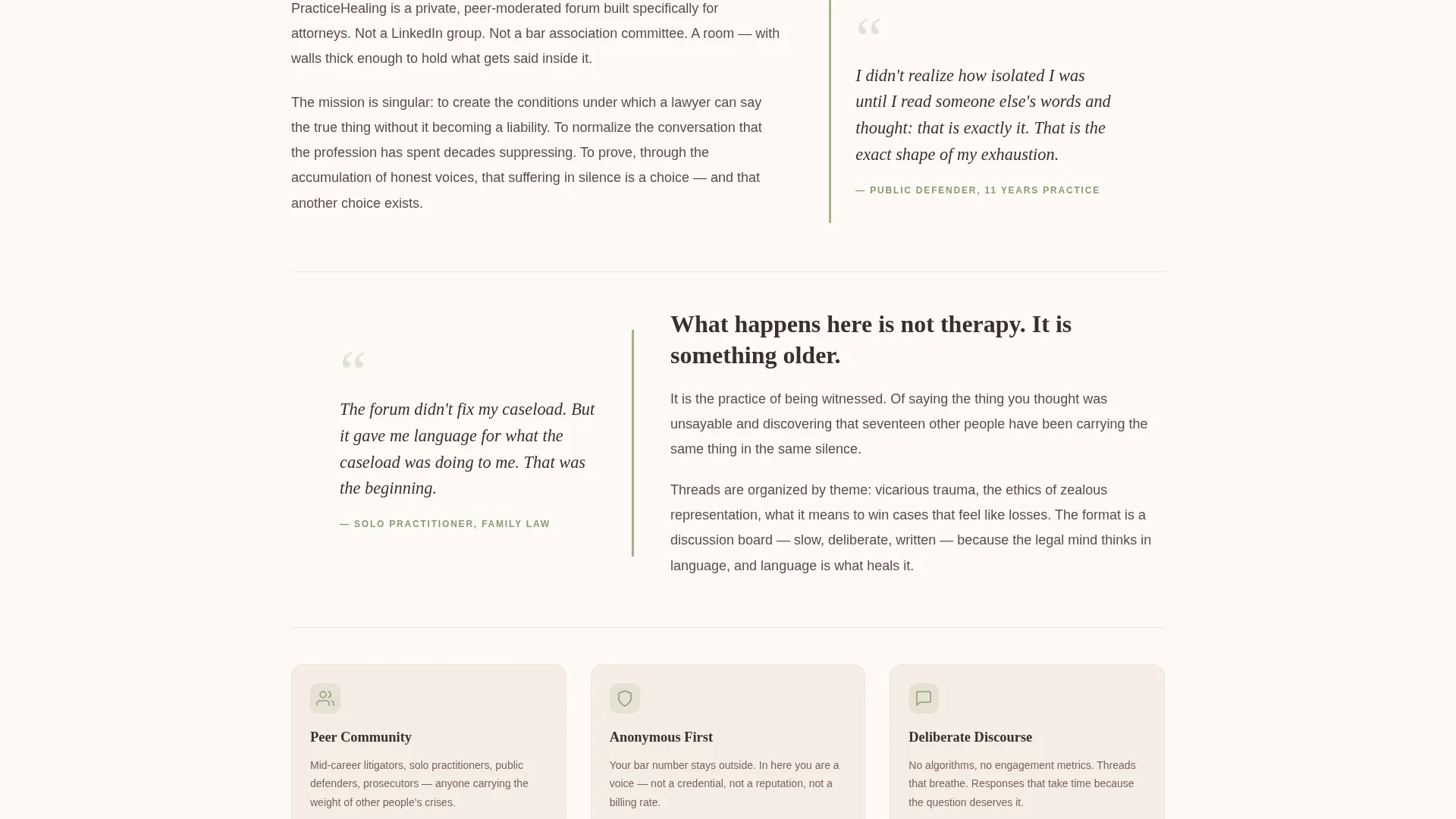 Lawyers Forum Landing Page Template