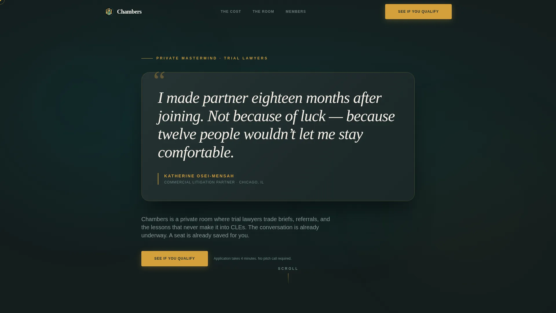 Lawyers Mastermind Group Landing Page Template