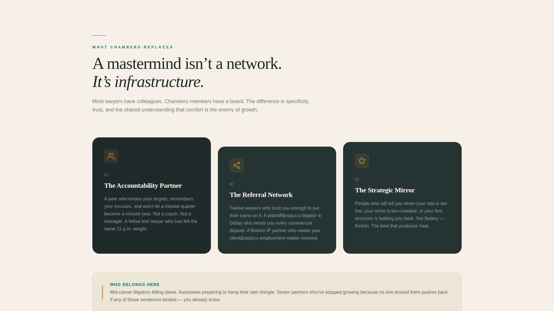 Lawyers Mastermind Group Landing Page Template