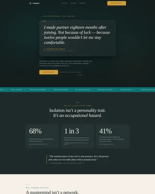 Lawyers Mastermind Group Landing Page Template