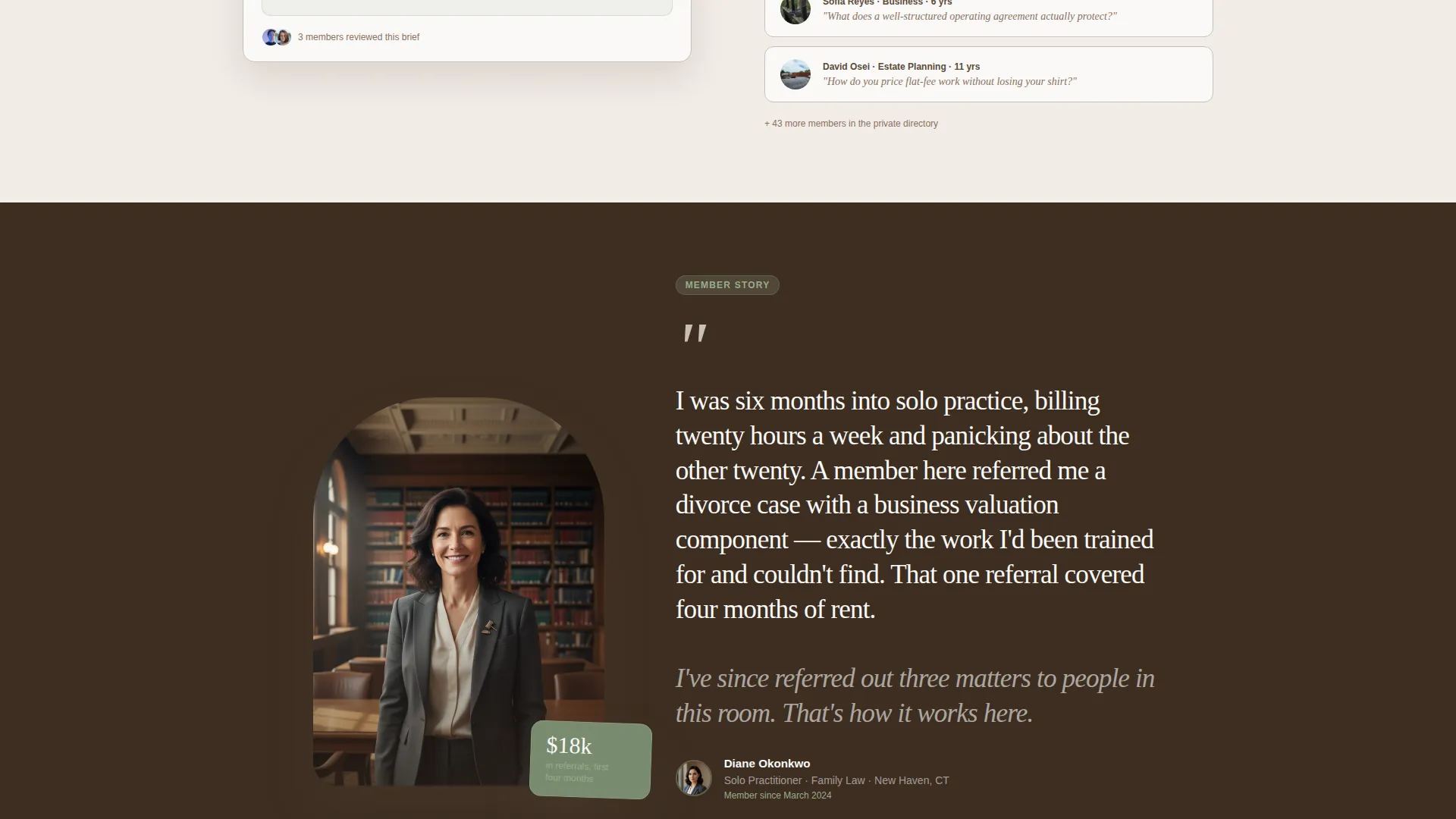 Trusted Legal Services Landing Page Template