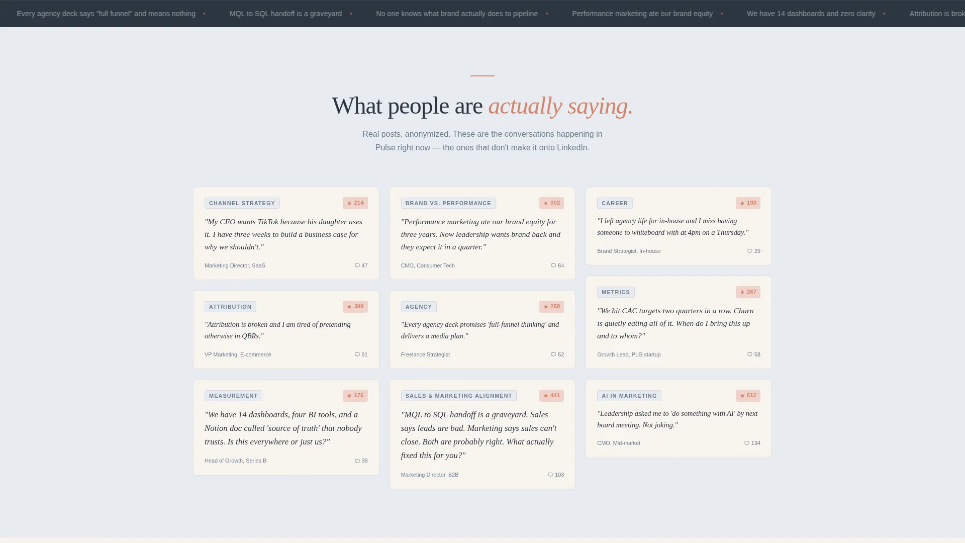 Marketing Professionals Forum Landing Page Template