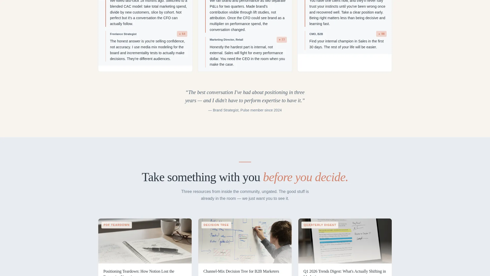 Marketing Professionals Forum Landing Page Template