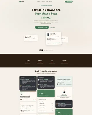 Marketing Professionals Community Landing Page Template