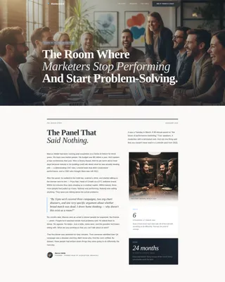 Marketing Mastermind Group Landing Page Template
