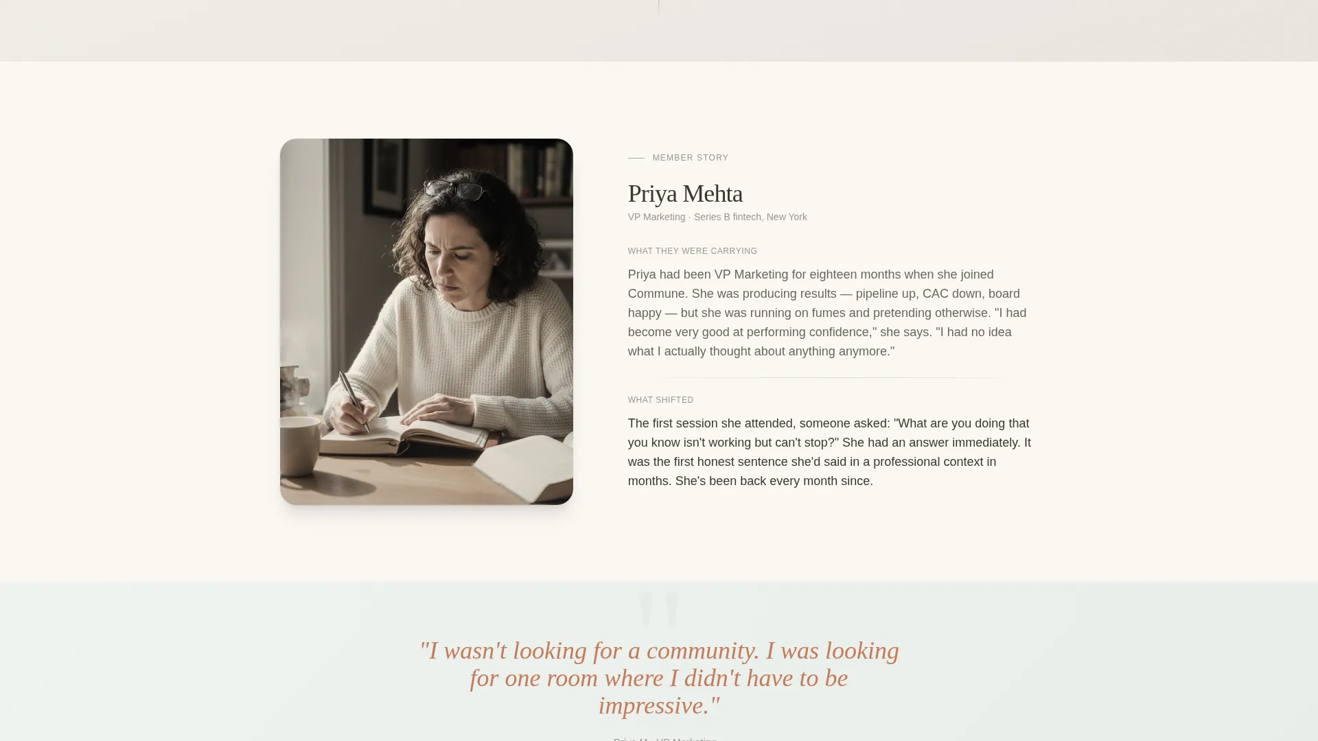Marketing Community Landing Page Template