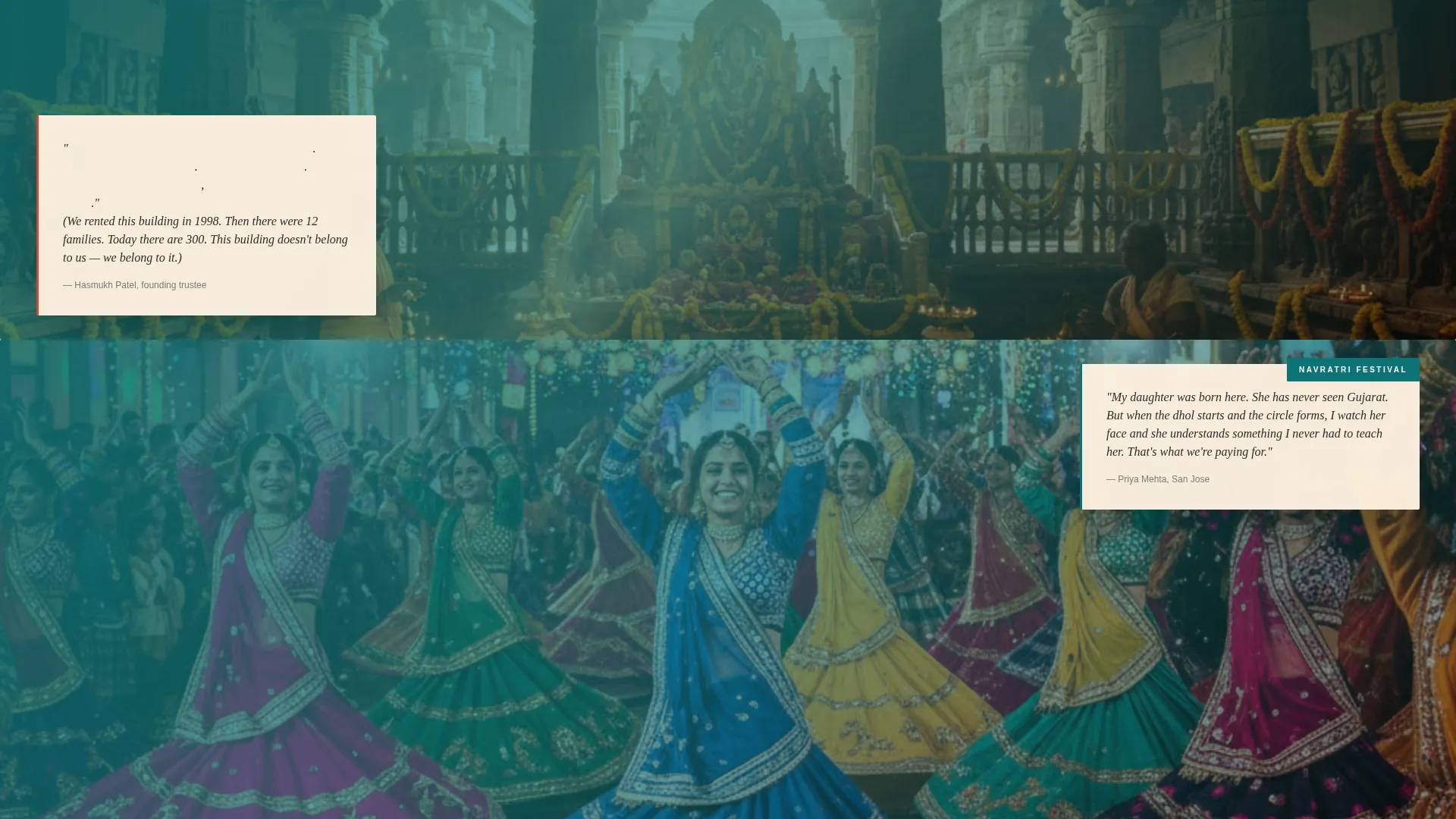 Cultural Association Donation Landing Page Template