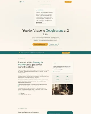 Mental Health Mutual Aid Nonprofit Landing Page Template
