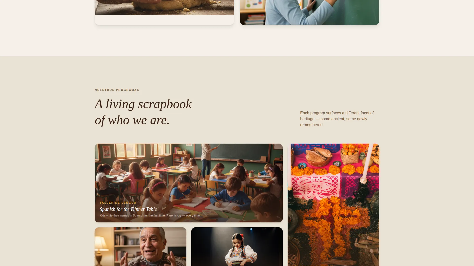 Latin American Community Portfolio & Case Study Website Template