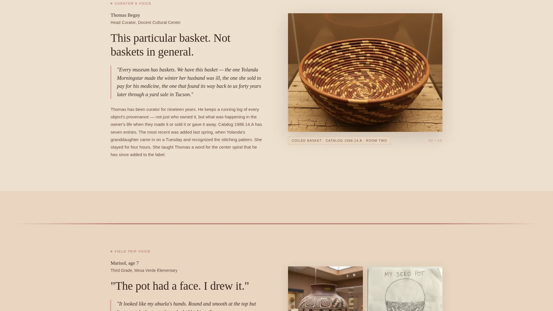 Museum & Cultural Center Donation Landing Page Template
