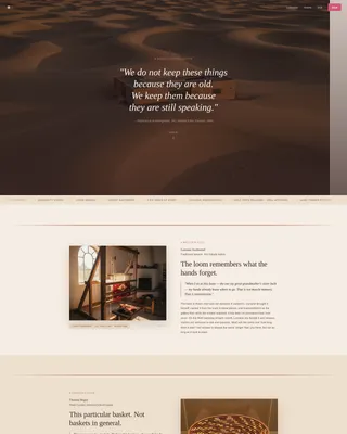 Museum & Cultural Center Donation Landing Page Template