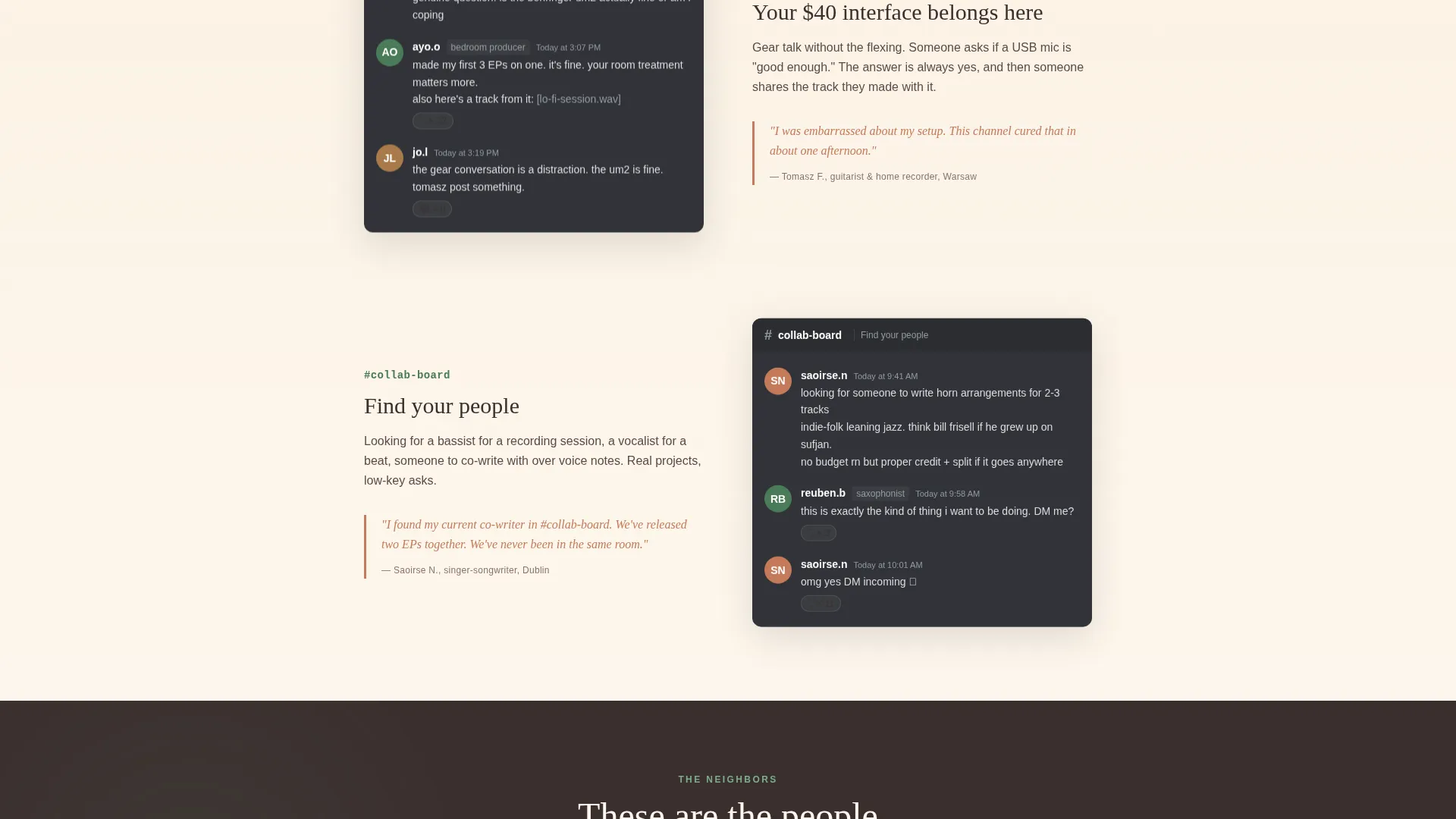 Specialist Musicians Community Professional Website Template