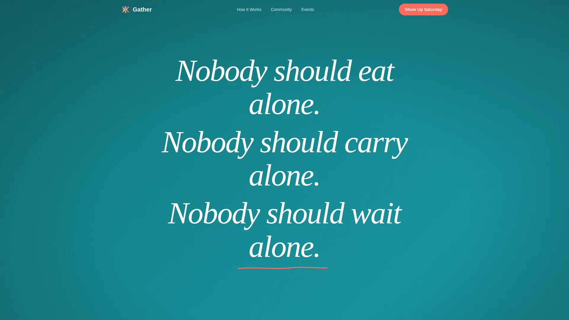 Mutual Aid Network Landing Page Template