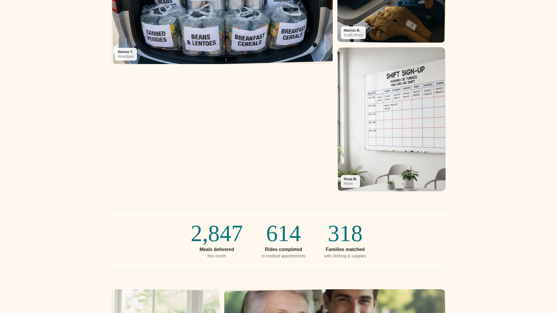 Mutual Aid Network Landing Page Template