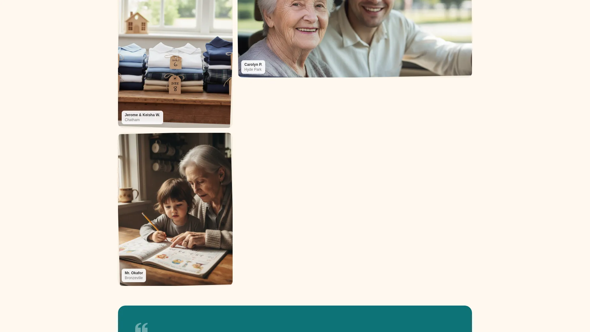Mutual Aid Network Landing Page Template
