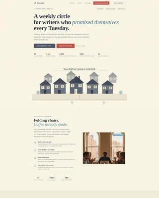 Civic Newsletter Accountability Group Landing Page