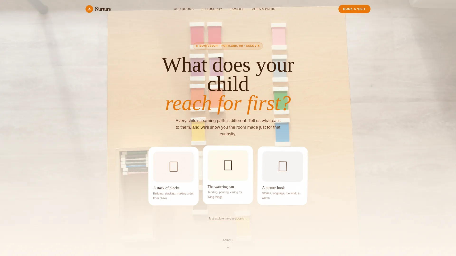 Daycare & Childcare Booking Website Template