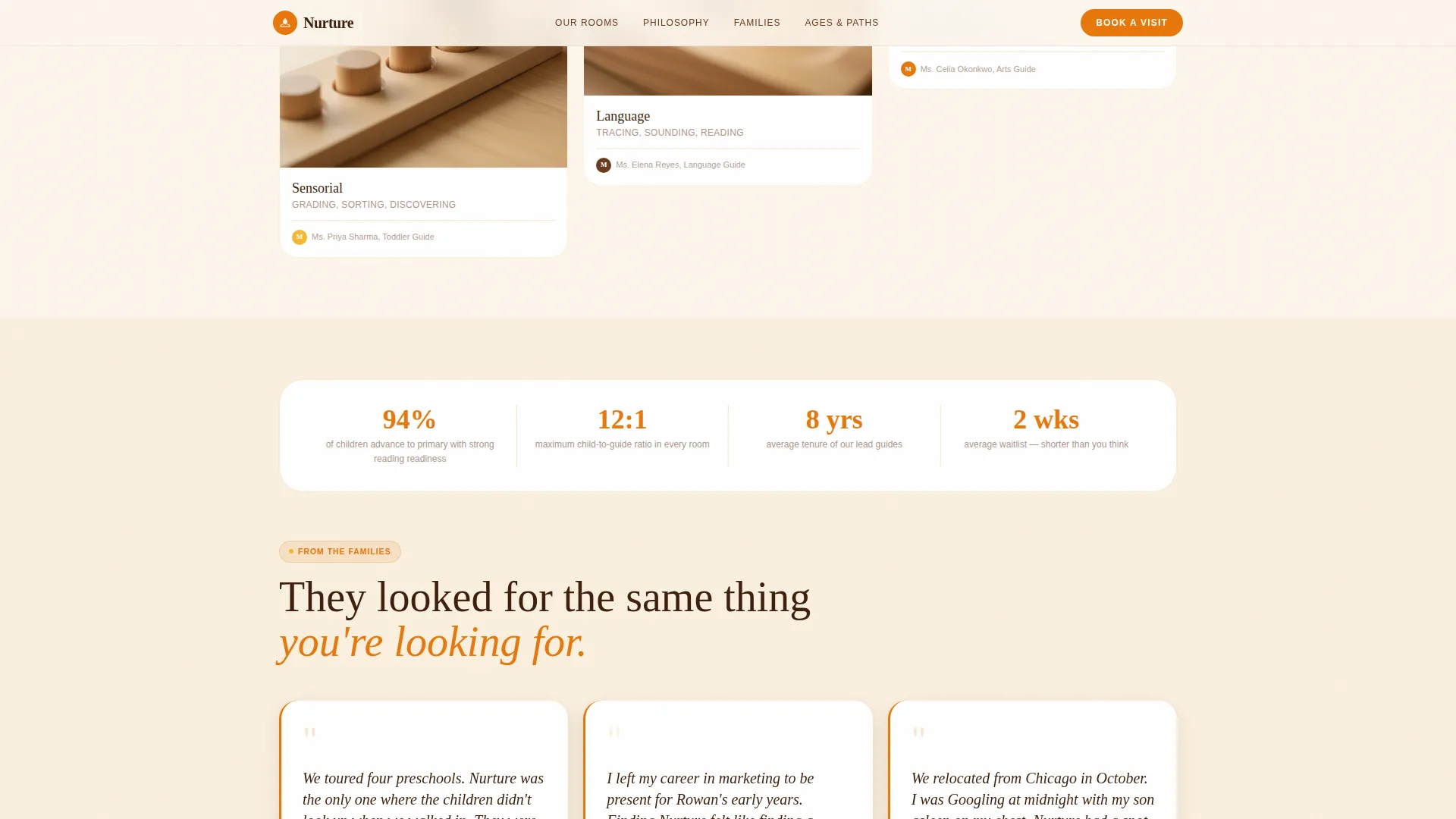 Daycare & Childcare Booking Website Template