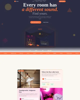 Music & Dance School Landing Page Template