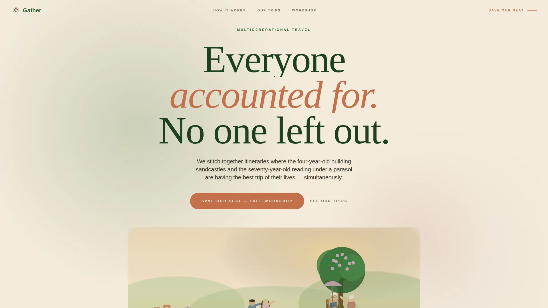 Family Travel & Experience Blog Website Template