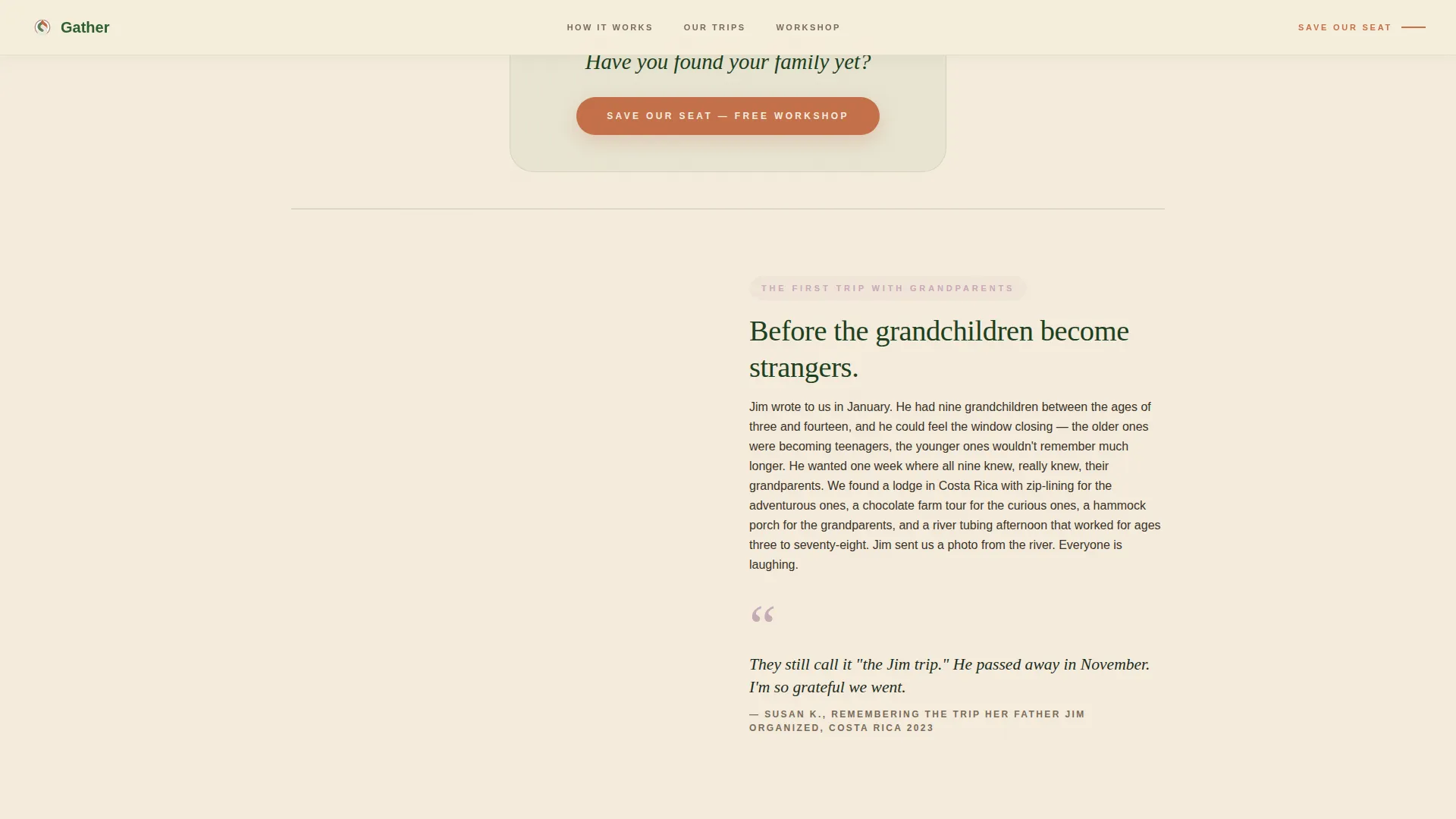 Family Travel & Experience Blog Website Template