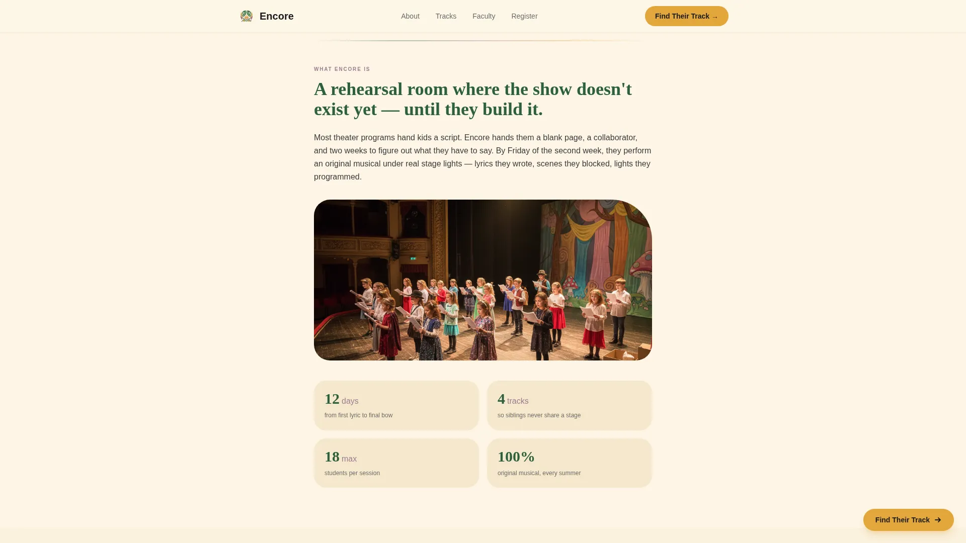 Summer Camp & Outdoor Program Specialist Professional Website Template