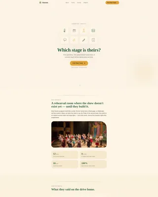 Summer Camp & Outdoor Program Specialist Professional Website Template