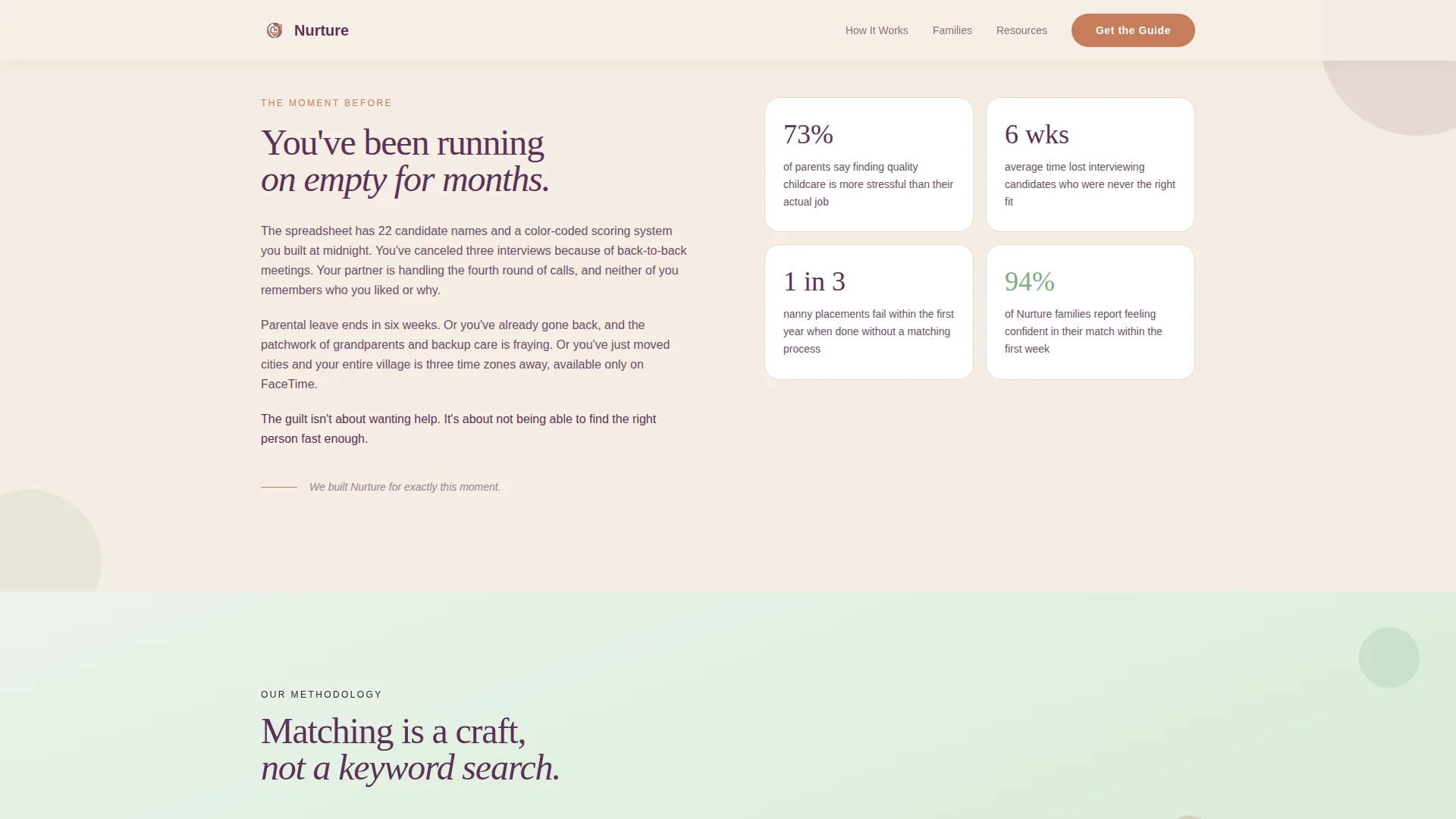 Nanny & Au Pair Booking Website Template