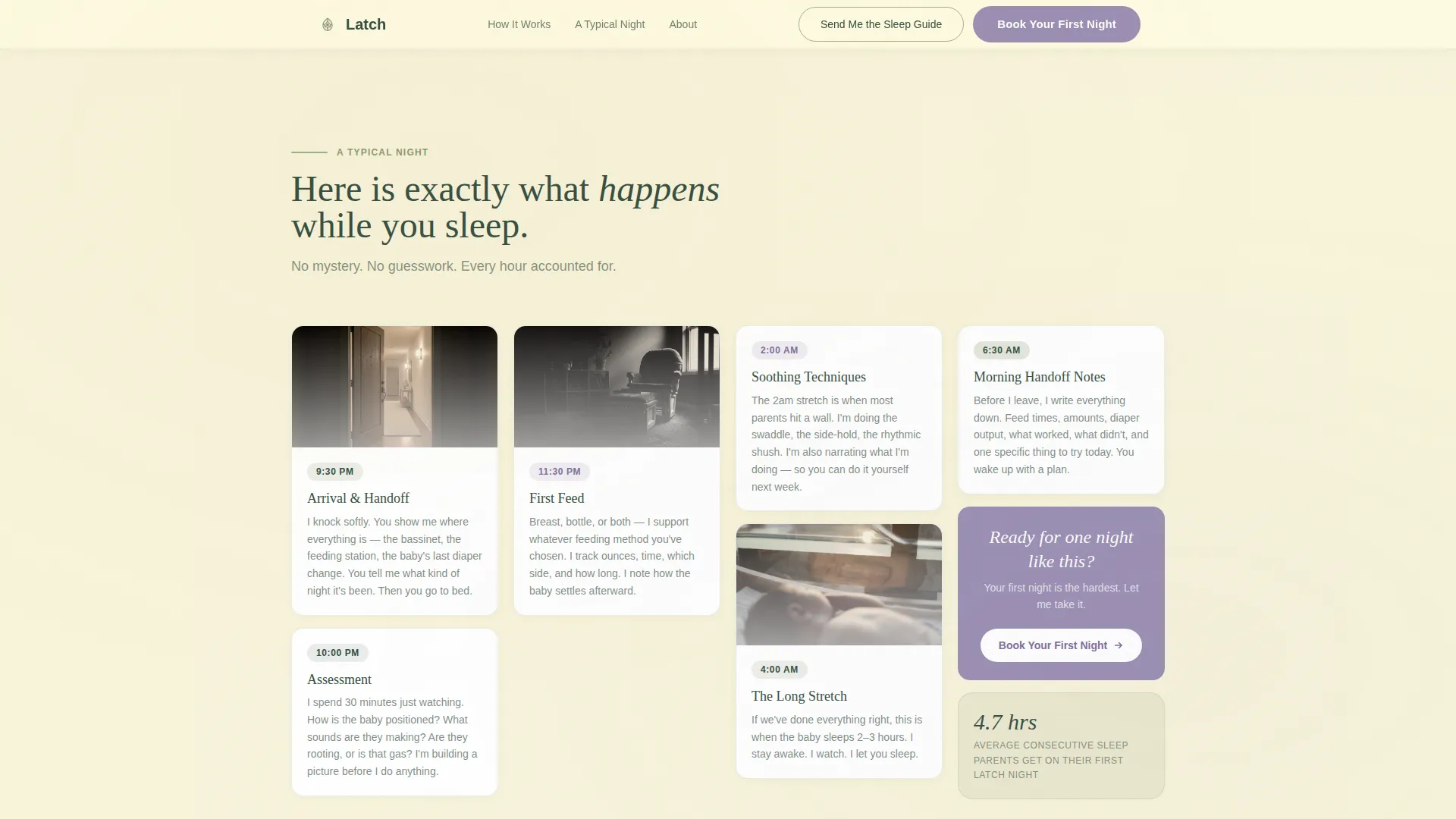 Nanny & Au Pair Specialist Booking Website Template