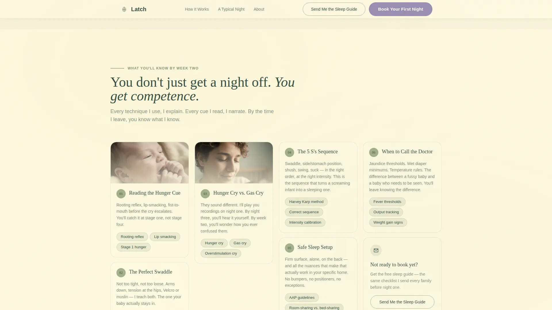 Nanny & Au Pair Specialist Booking Website Template