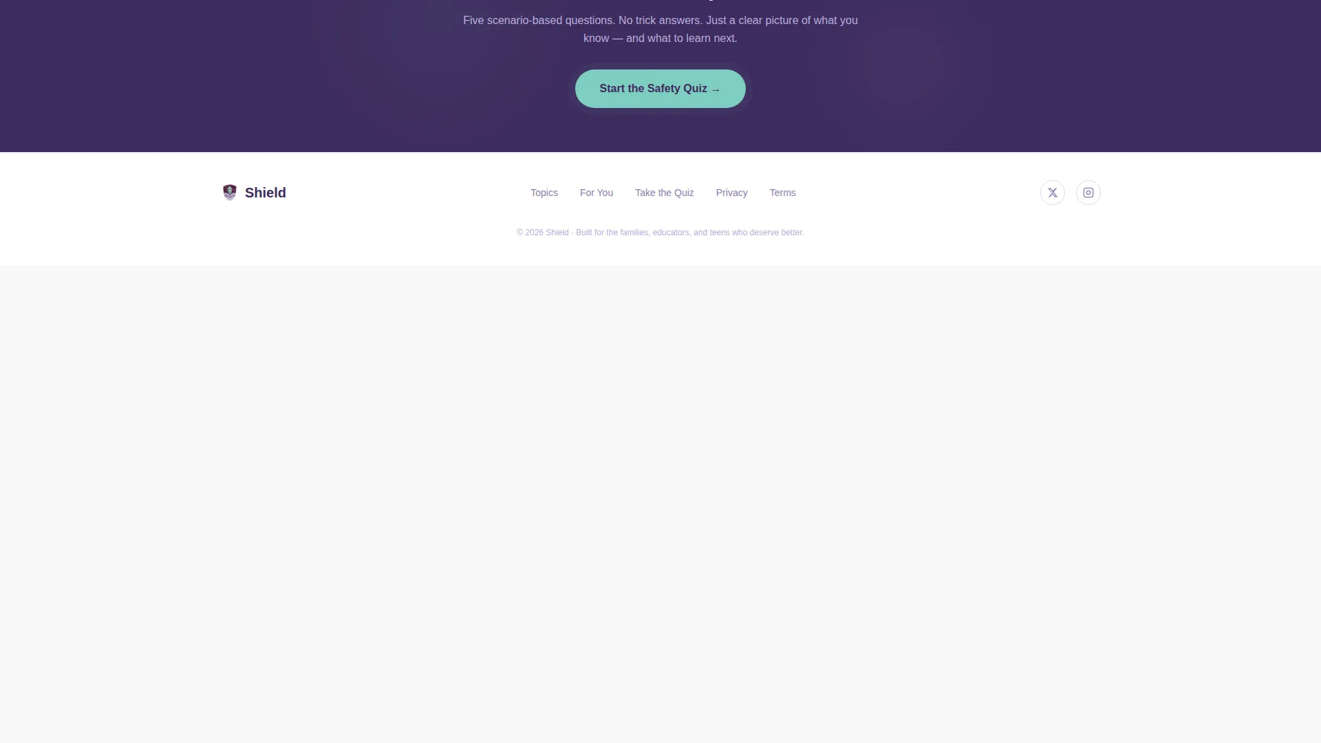 Kids Online Safety & Tech Education Website Template